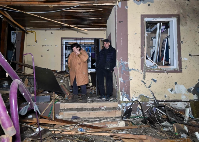 Krievijas dronu uzbrukumā Harkivai cietuši 51 cilvēks, tostarp bērni