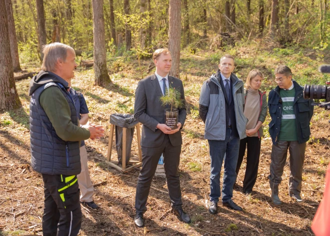 Tērvetē atklāts Osakas mežs “Kizuna” – daļa no Baltijas paviljona "Expo 2025" Japānā