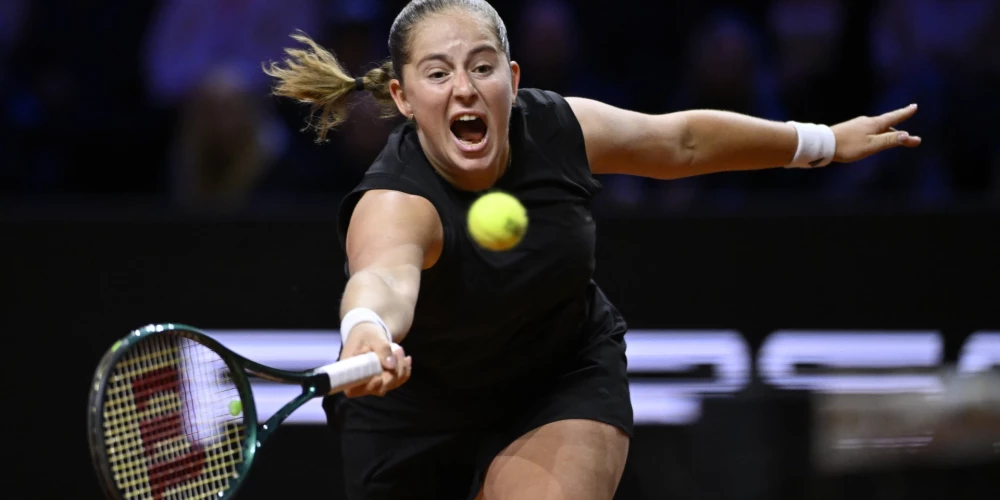 Latvijas sieviešu tenisa līdere Aļona Ostapenko.