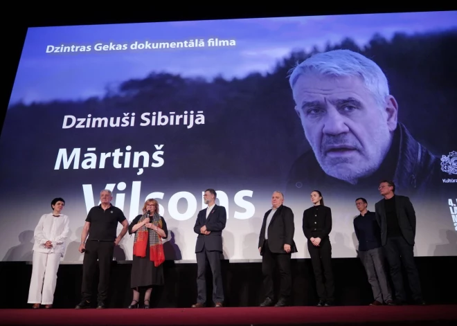 Dokumentālās filmas "Dzimuši Sibīrijā. Mārtiņš Vilsons" pirmizrāde.