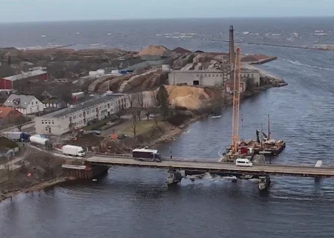 Autobraucēju ievērībai: no 6. maija Salacgrīvā uz nedēļu slēgs pagaidu tiltu