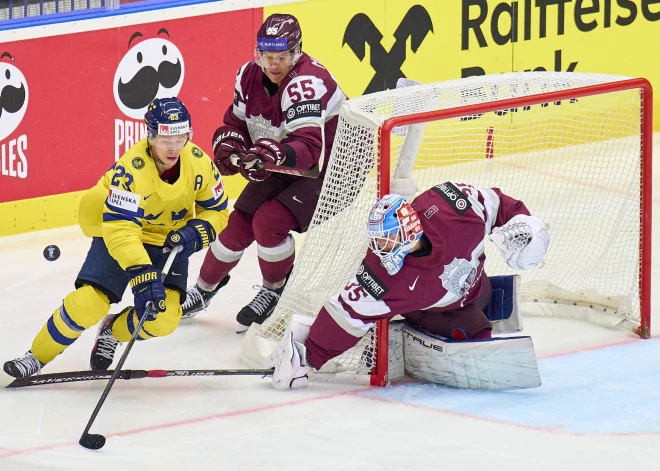 Latvijas pretiniece Zviedrija uz pasaules čempionātu vedīs 18 NHL spēlētājus