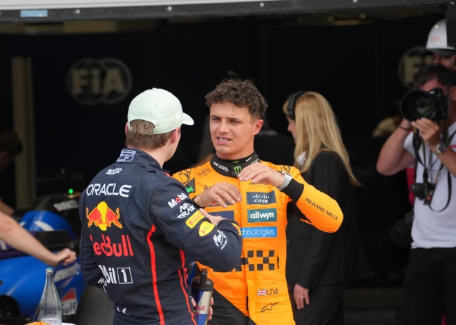 Noriss uzskata, ka Verstapens nebrauc īpaši gudri, bet “McLaren” kritizē paši savu pilotu