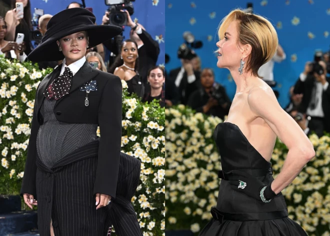 Беременная третьим ребенком Рианна и другие звезды на балу Института костюма Меt Gala 2025