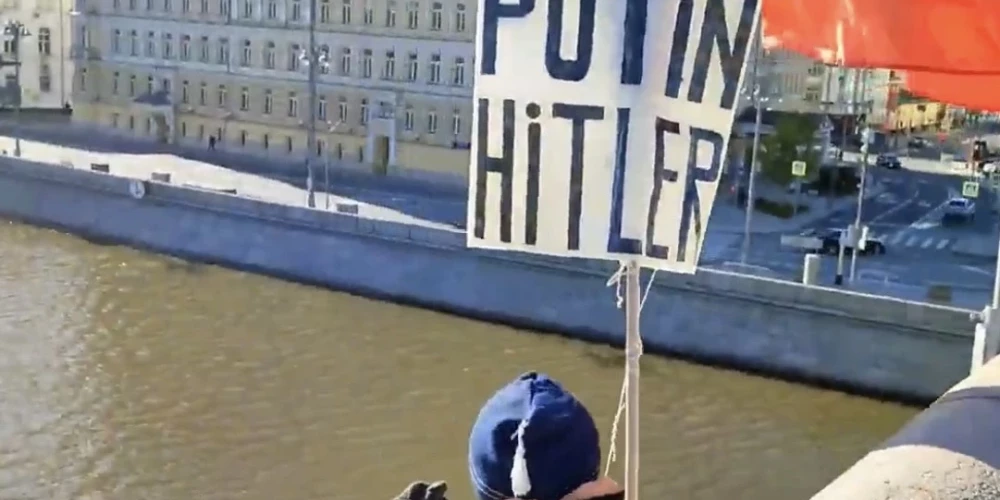 2025. gada 6. maijā ap pulksten astoņiem no rīta Maskavā norisinājās skaļa un simboliska protesta akcija, kuru īstenoja 68 gadus vecais aktīvists Grigorijs Saksonovs.