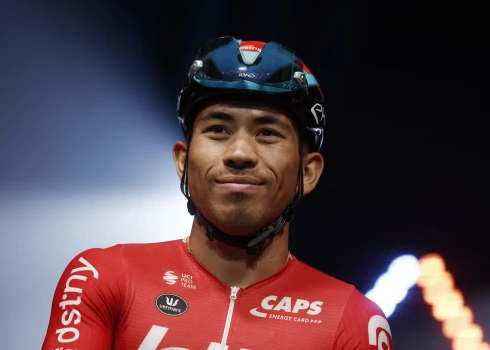 Austrāliešu riteņbraucējs Keilebs Jūens.