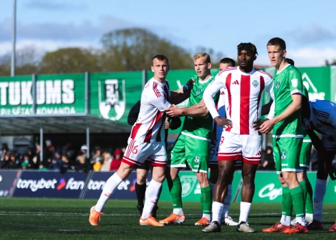 Tukuma un Liepājas futbolisti cīnījās neizšķirti.