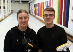 Latvijas kērlinga duets pasaules junioru čempionātu iesāk ar graujošu uzvaru