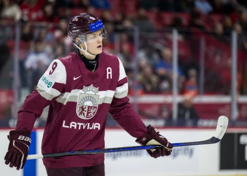 Talantīgais latviešu uzbrucējs Ēriks Mateiko.