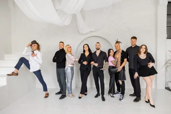 Šova "Šovs pēc šova" dalībnieki.