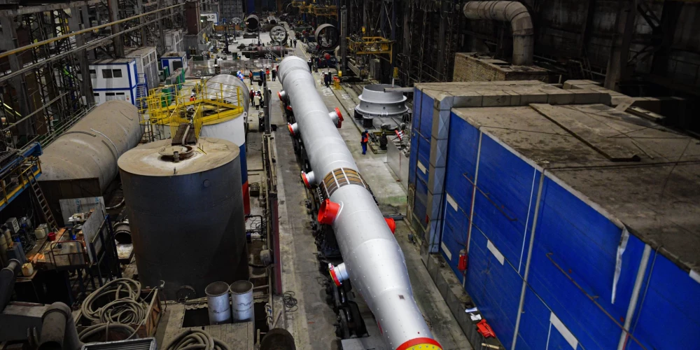 "Gazprom" gāzes un naftas pārstrādes reaktors Jekaterinburgā./Ilustratīvs attēls.