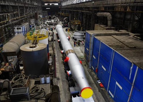 "Gazprom" gāzes un naftas pārstrādes reaktors Jekaterinburgā./Ilustratīvs attēls.