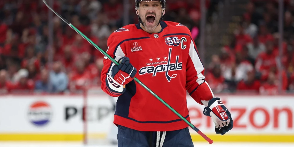 NHL visu laiku labākais vārtu guvējs Aleksndrs Ovečkins. 