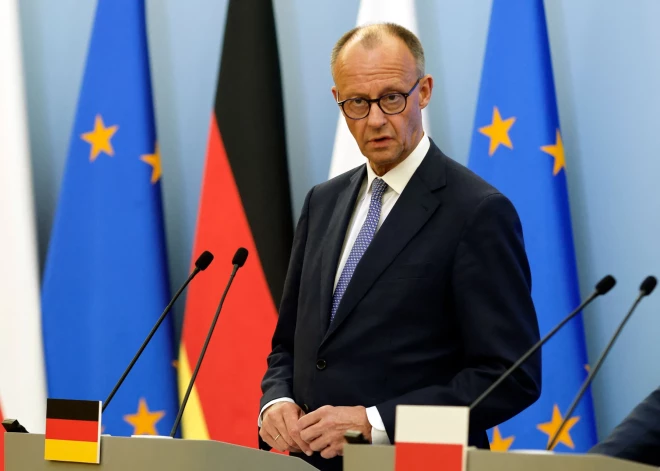 Vācijas kanclers Mercs: karu Ukrainā nevar apturēt bez ASV iesaistes