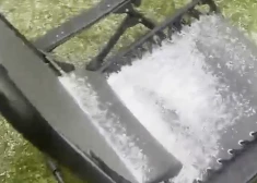 VIDEO: Ķekavā 8. maijā atgriezusies ziema