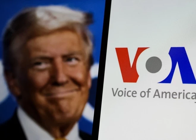 Trampa administrācija pieprasa "Amerikas Balsij" saturu turpmāk patērēt tikai no telekanāla, kas vairākkārt pieķerts melos