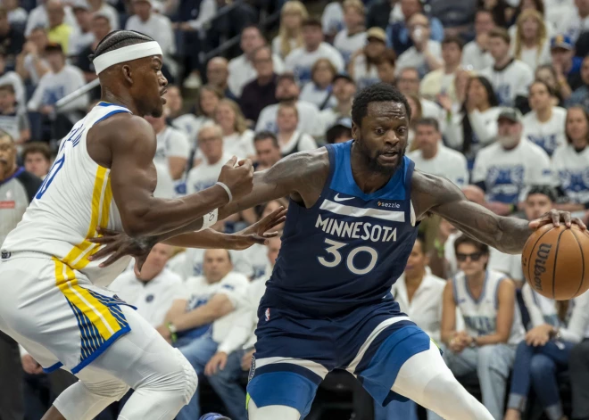 "Timberwolves" sērijas otrajā mačā pārliecinoši pārspēj "Warriors"