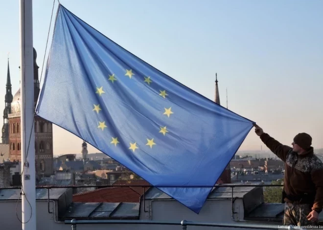 Две трети жителей Латвии приветствуют наше членство в Европейском союзе