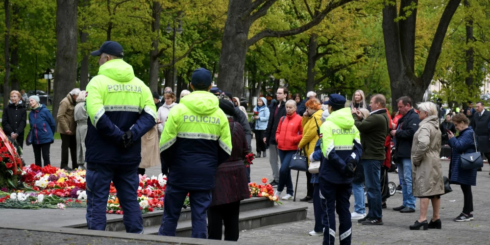 Policija saistībā ar 9.maiju līdz šim sākusi 36 administratīvo pārkāpuma procesus.