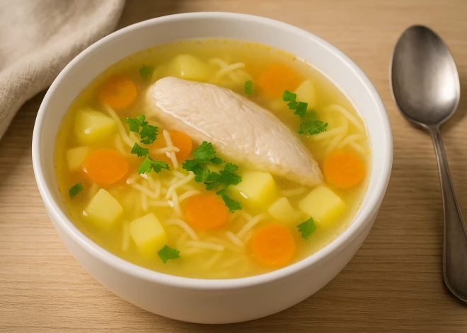 Куриный суп при болезни: простой, согревающий и восстанавливающий силы