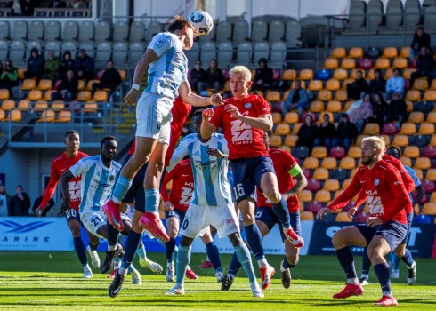 "Riga" mērojas spēkiem ar "Jelgavu" (foto: "Riga FC")