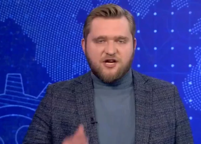 Lukašenko psihopātiskais propagandists nolamā un draud iedot pa muti Putina žurnālistam, tas steidz atvainoties