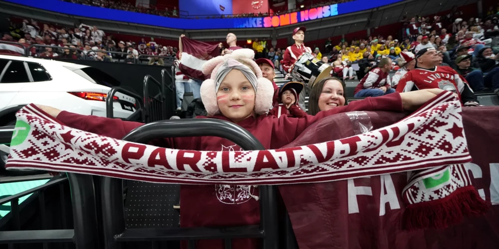 Arī Latvijas atbalstītājiem tribīnēs un dzimtenē pirms laimīgiem smaidiem nācās krietni panervozēt