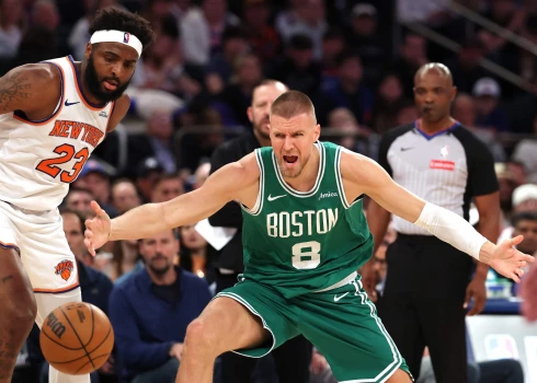 Kristaps Porziņģis laukumā joprojām darbojās ar krietni mazāku enerģiju, nekā esam pieradusī redzēt.