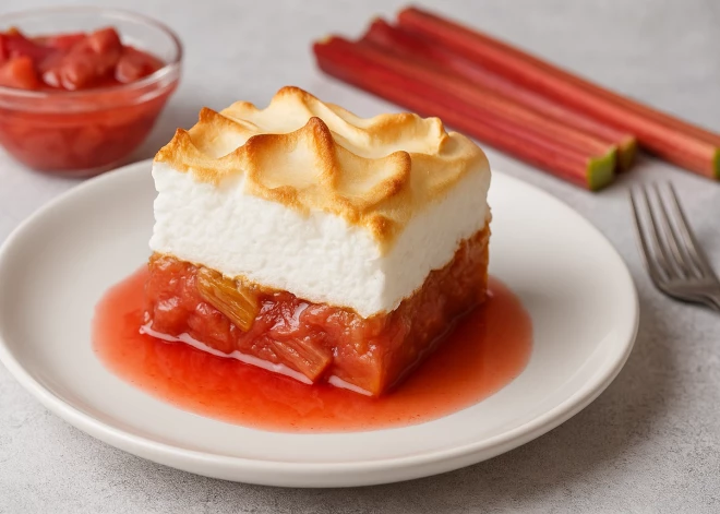 Baudi pavasari ar rabarberu desertu!