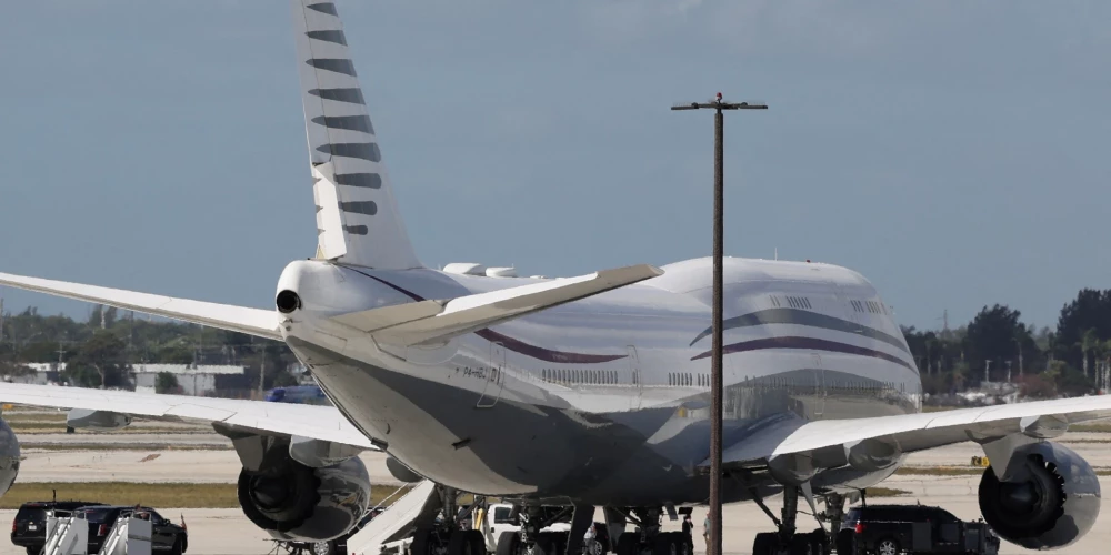 Тот самый Boeing, который Трамп осматривал во Флориде.