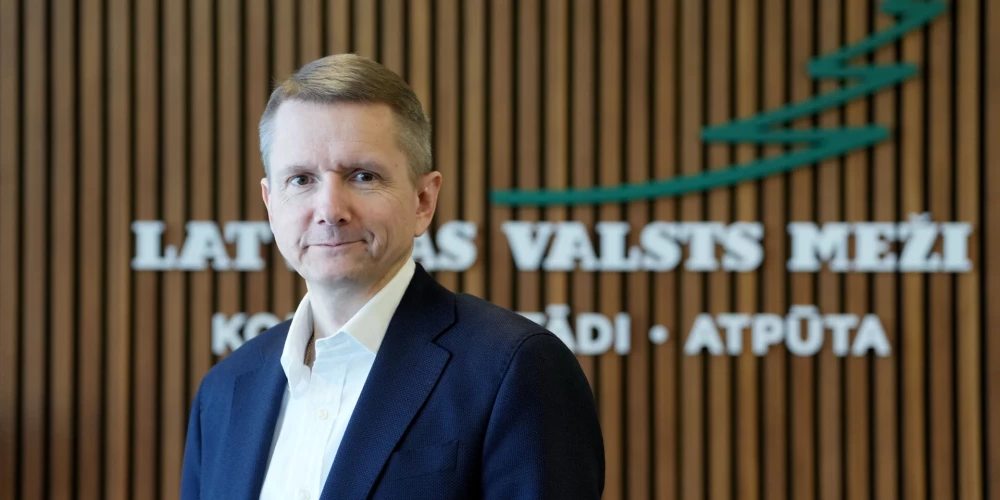 AS "Latvijas valsts meži" valdes priekšsēdētājs Pēters Putniņš.