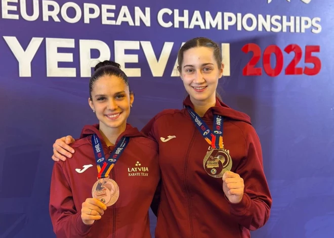 Eiropas karatē čempionātā Beata Girvica izcīnījusi sudraba, bet Aleksandra Mihailova bronzas medaļu