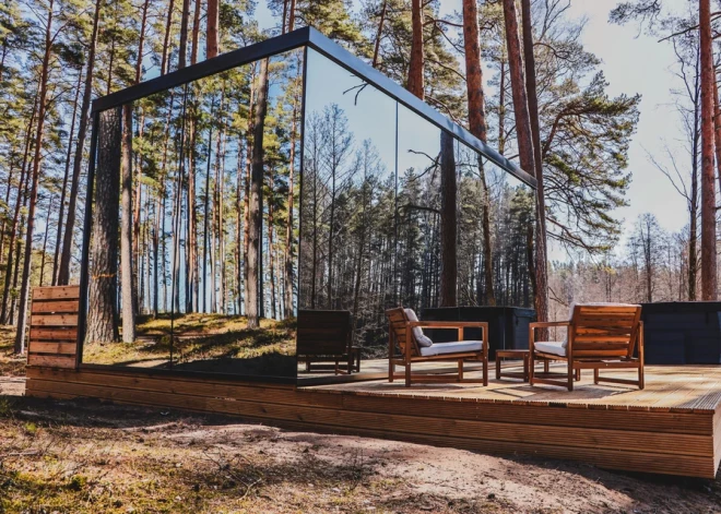 Современный тренд: в Марупе появился курорт мирового уровня с зеркальными домами