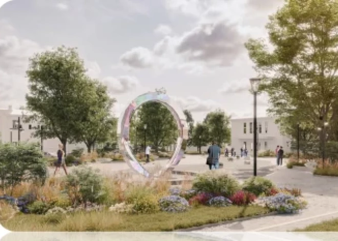 Par 1,47 miljoniem eiro Dobeles centrā pārbūvēs Nameja laukumu