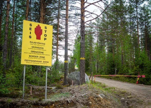 Граница Финляндии с РФ.