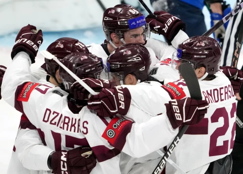 Pasaules hokeja čempionāta spēle starp Latvijas un Slovēnijas valstsvienībām ''Avicii'' arēnā.