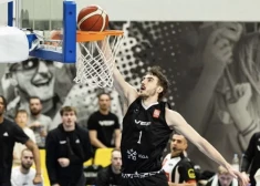 Pirmajā Latvijas Basketbola līgas finālspēlē "VEF Rīga" uzvar "Ventspili"