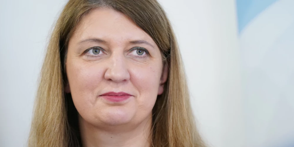 Latvijas Izglītības un zinātnes darbinieku arodbiedrības (LIZDA) priekšsēdētāja Inga Vanaga.