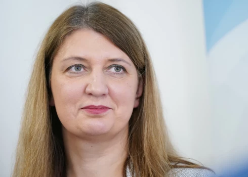 Latvijas Izglītības un zinātnes darbinieku arodbiedrības (LIZDA) priekšsēdētāja Inga Vanaga.