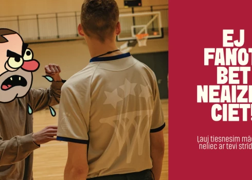 Foto no kampaņas "Ej fanot, bet neaizej ciet!"