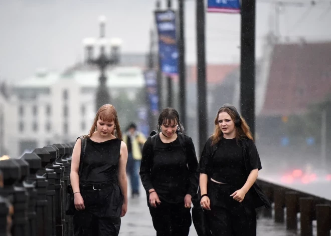 В четверг в Латвии ожидаются сильные дожди