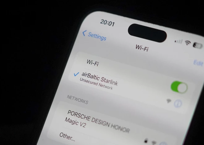 Desmit "airBaltic" lidmašīnas ir aprīkotas ar "Starlink" internetu