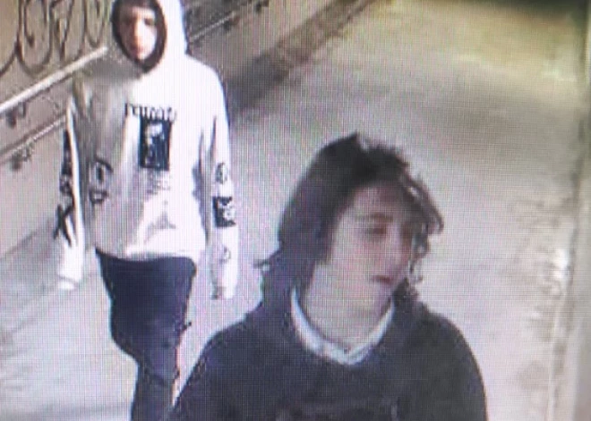 Policija lūdz palīdzību attēlos redzamo jauniešu atpazīšanā