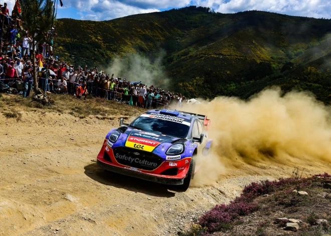 Seska ekipāžai Portugālē desmitā vieta WRC posma 14. ātrumposmā