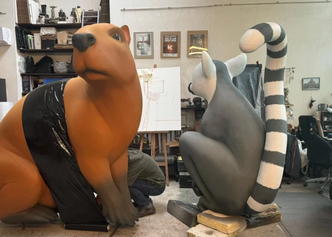 Главные герои фильма "Поток" готовы к встрече с рижанами - когда и где мы их увидим на улицах города?