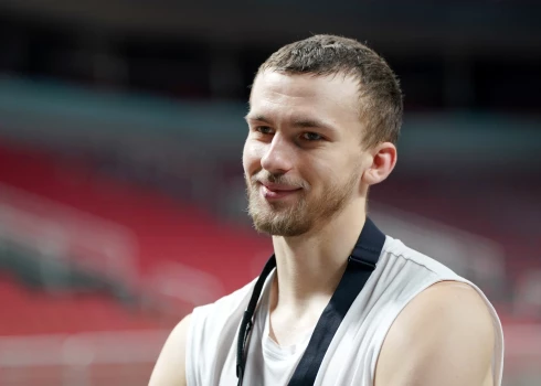 Latvijas basketbolists Kristers Zoriks. 