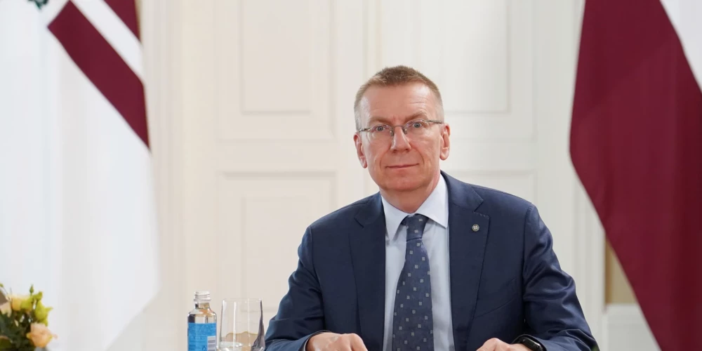 Valsts prezidents Edgars Rinkēvičs.