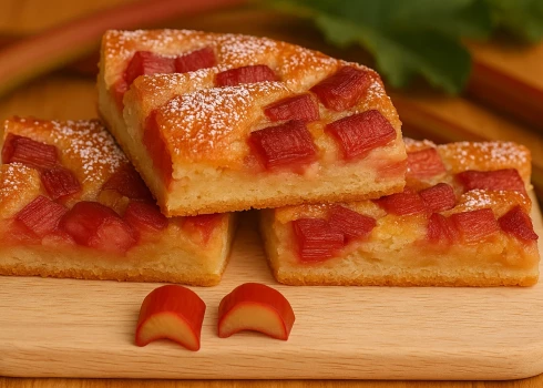 Rabarberu plātsmaize