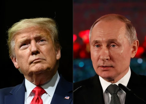 Trampam šodien paredzēta telefonsaruna ar Putinu.
