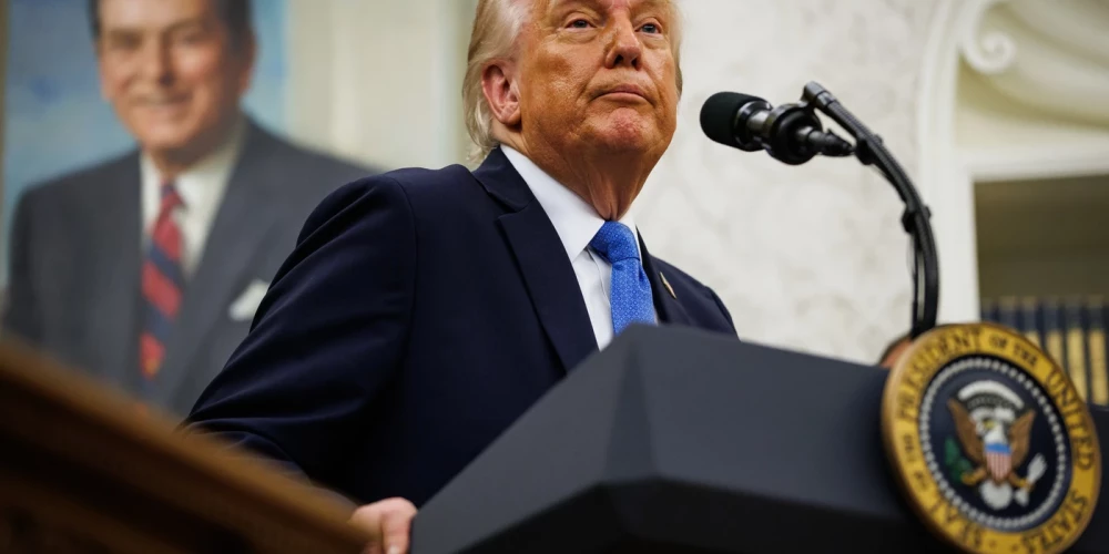 ASV prezidents Donalds Tramps pieprasa patiesību par Baidena diagnozi.